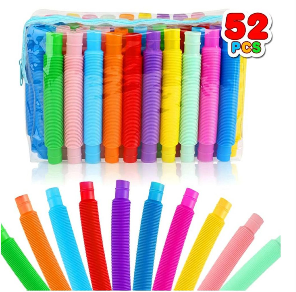 pop tubes, fidgets, sensory toys