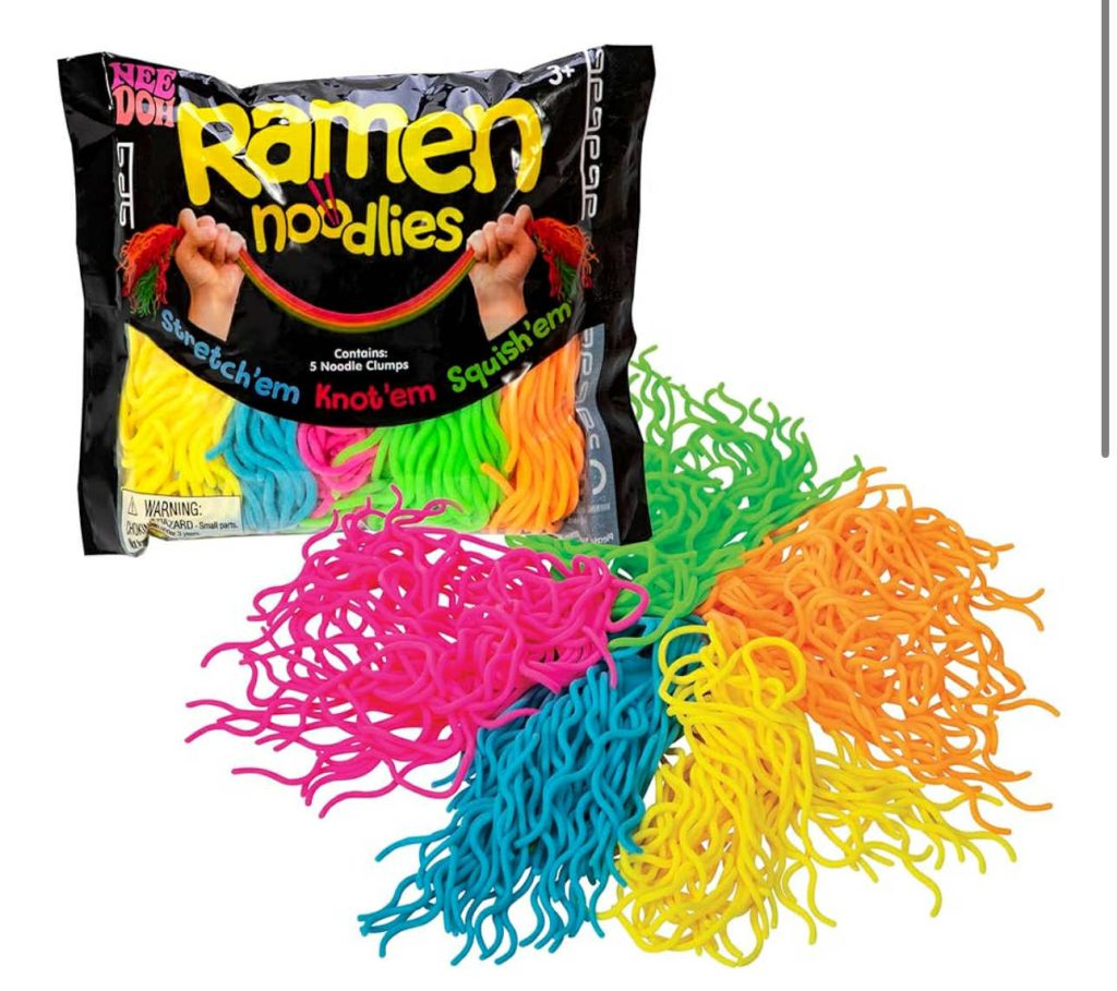 Ramen noodle fidget, sensory toy