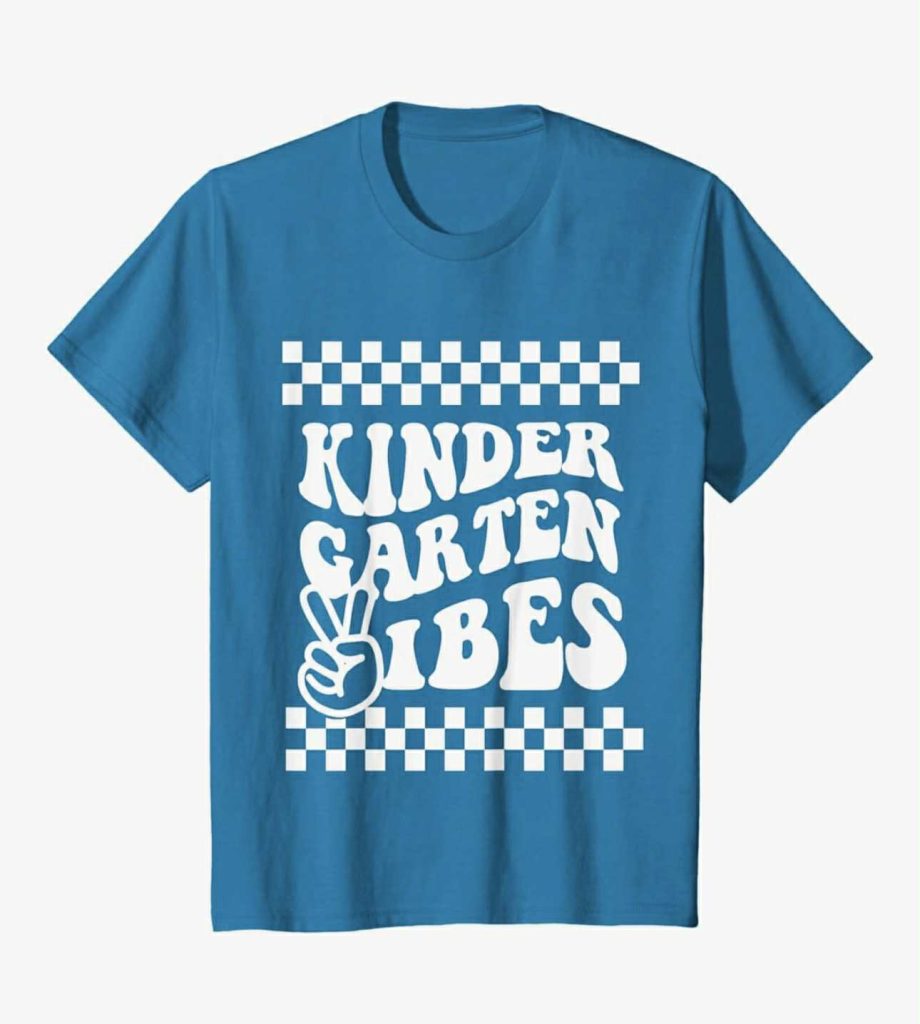 Kindergarten Vibes Retro Girl Back to School Kinder Boy T-Shirt