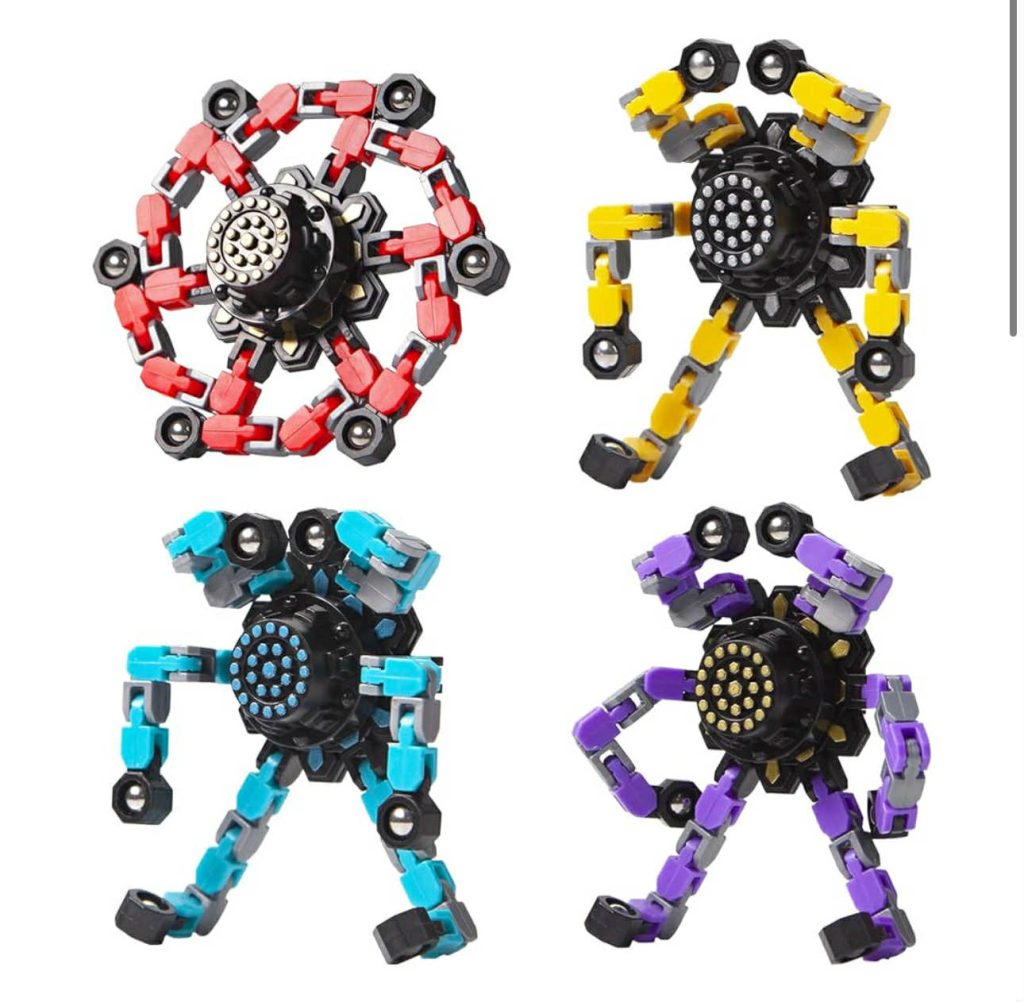 transformable fidget spinners, sensory toys, fidget toys