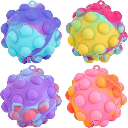 pop it balls, sensory toys, fidget toys