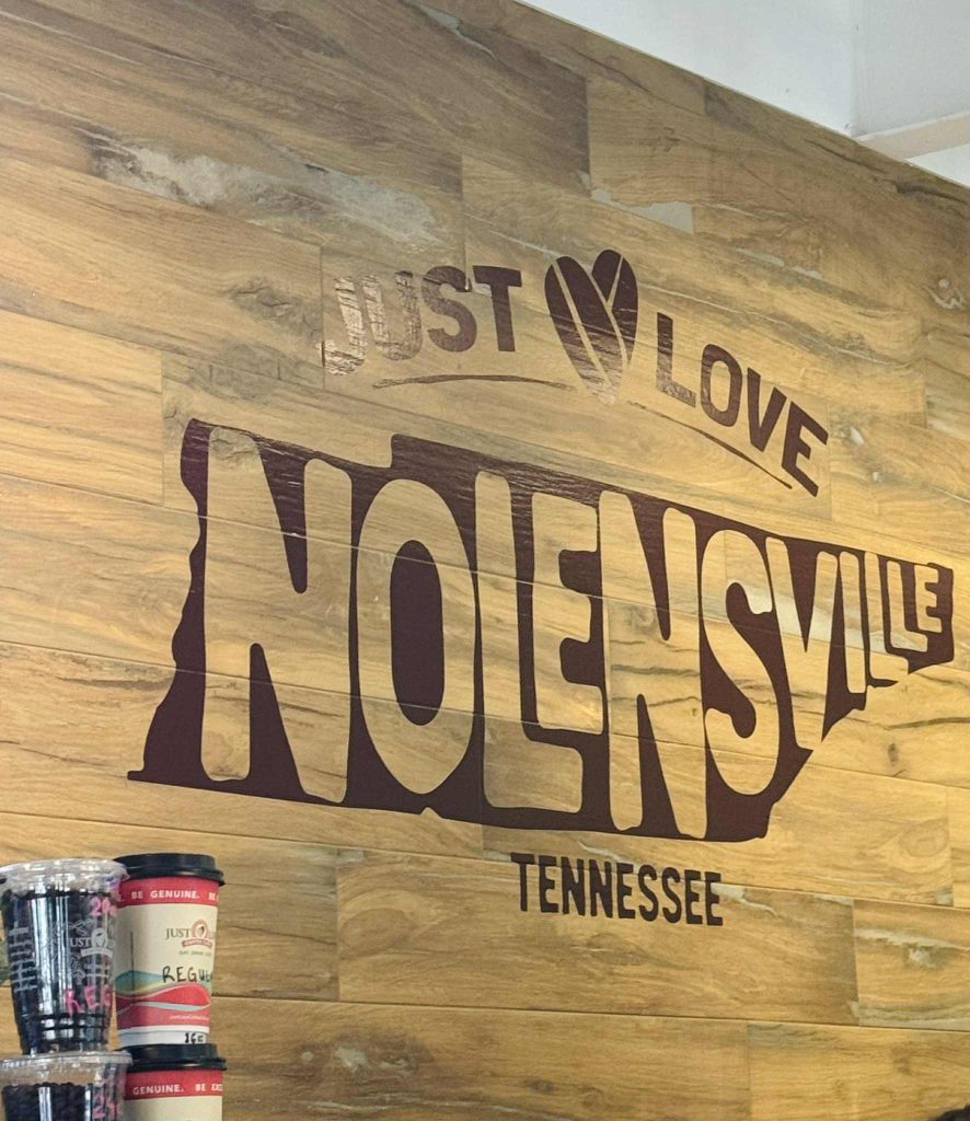 Just Love Cafe in Nolensville, coffee shop, Nashville Tennessee