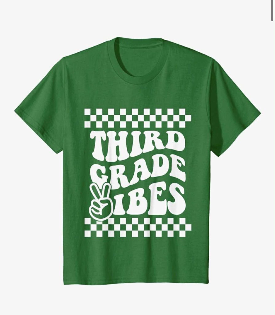 First Day of Third Grade Vibes Back to School Boys T-Shirt