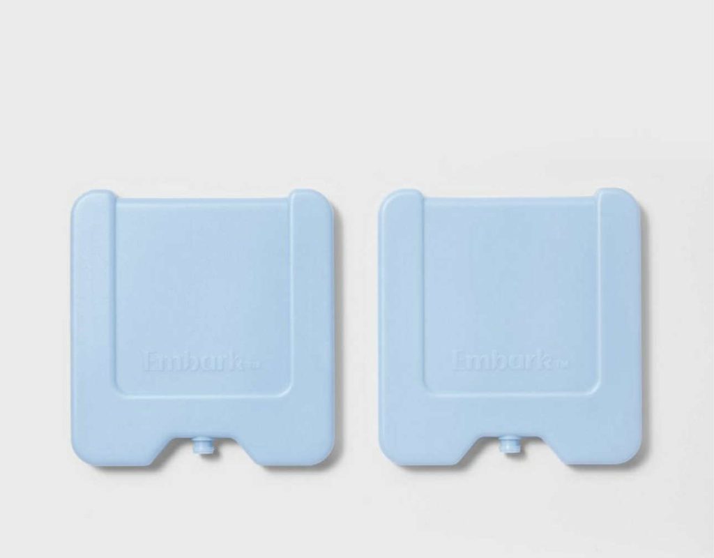 Ice Block 2pk Freezable Ice Pack, Embark ice packs, Ice block set