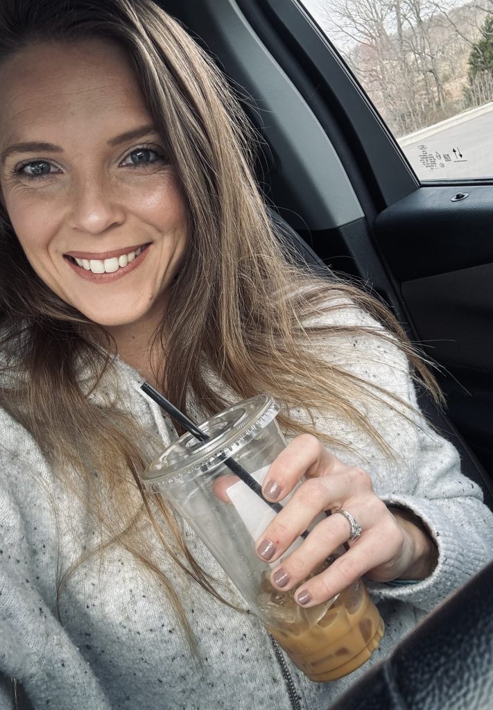 Visit 1: Iced Caramel Latte w/ Almond Milk